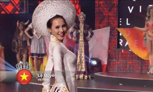 Le Quyen gianh giai phu Hoa hau truyen thong tai Miss Supranational